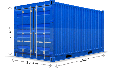 20ft standard container