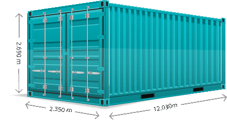 40ft high cube container